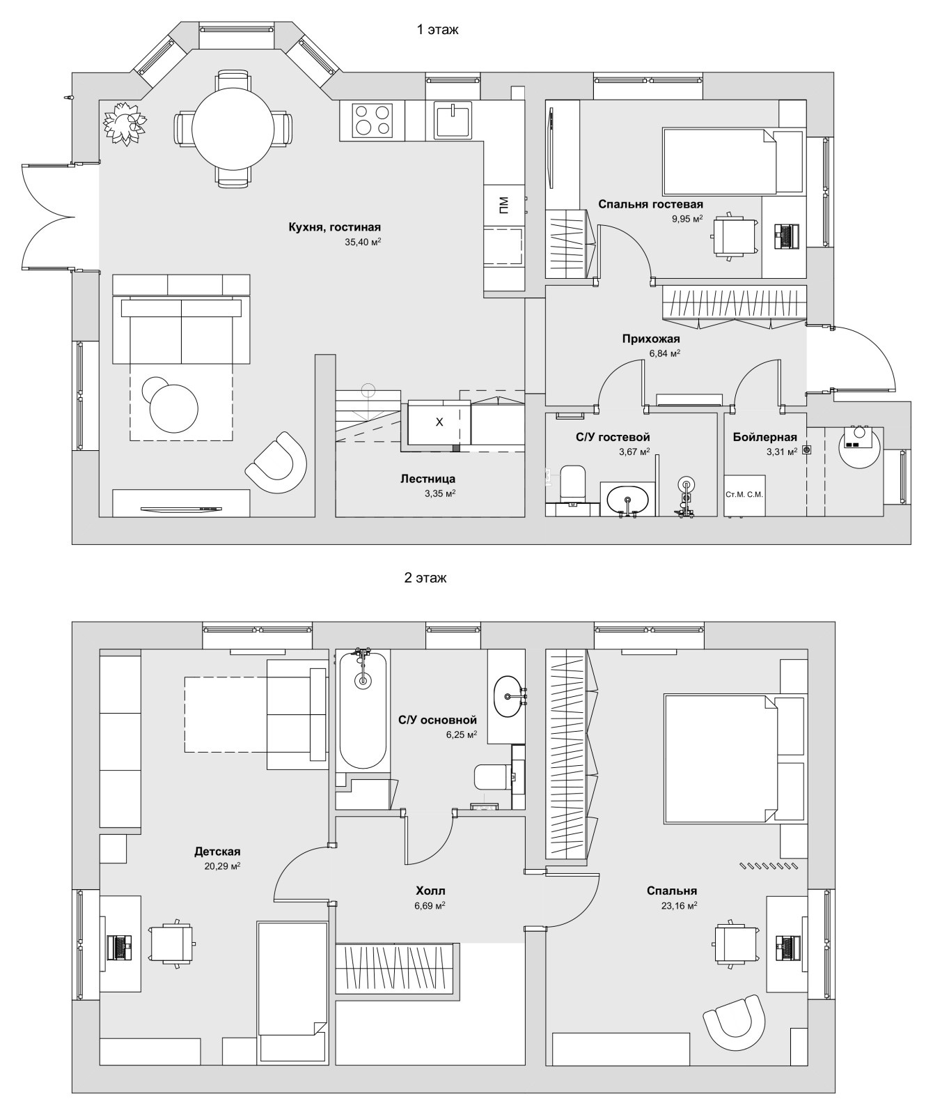Дом в КП "Вартемяги парк" 119 м²