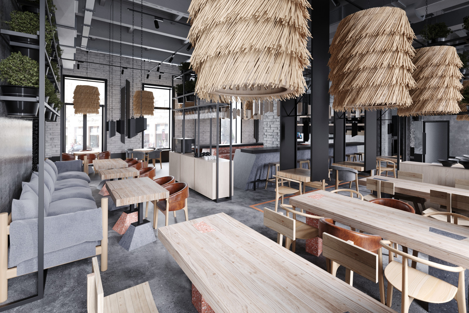 Визуализация ресторана Lodbrok