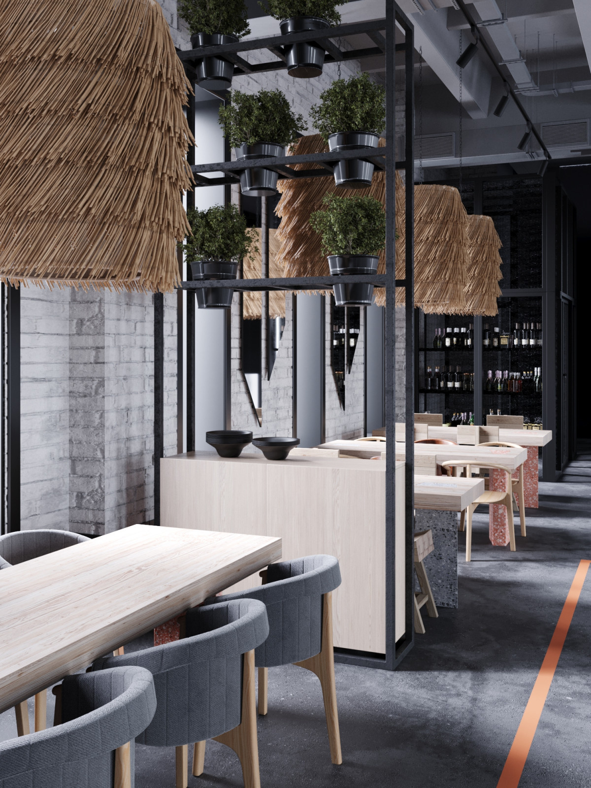 Визуализация ресторана Lodbrok