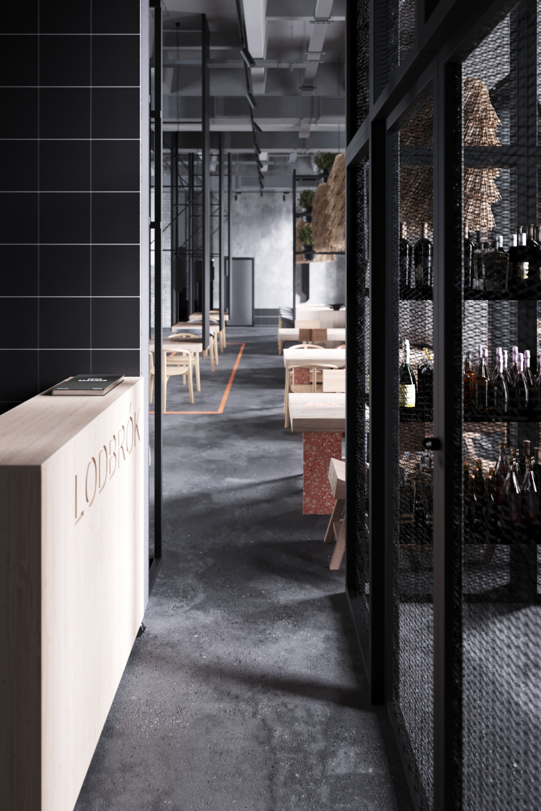 Визуализация ресторана Lodbrok