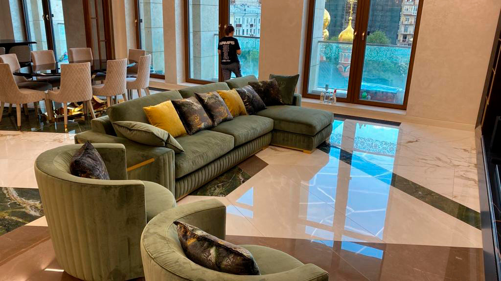 Квартира с террасой в Клубном доме "Smolensky De Luxe"