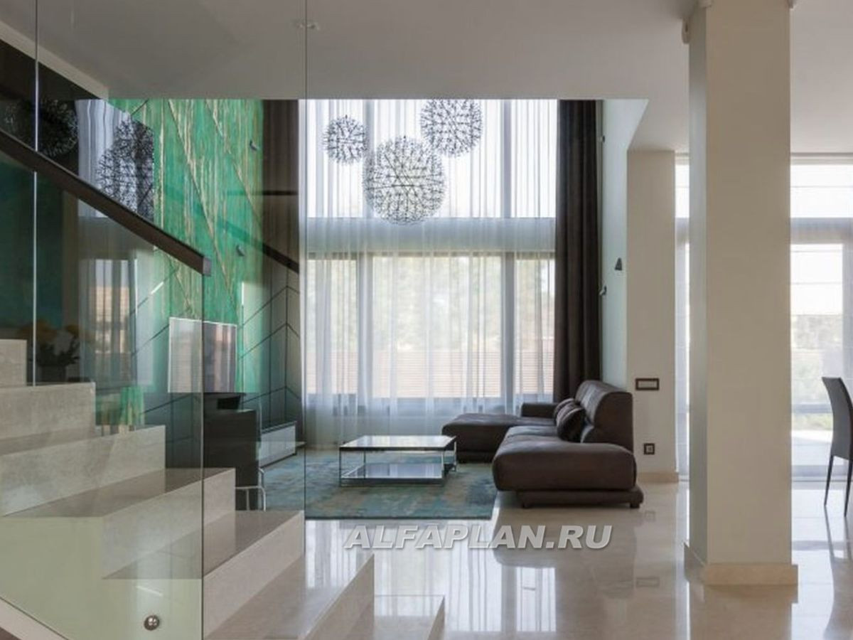 "Современник" - проект 107А - коттедж с панорамными окнами