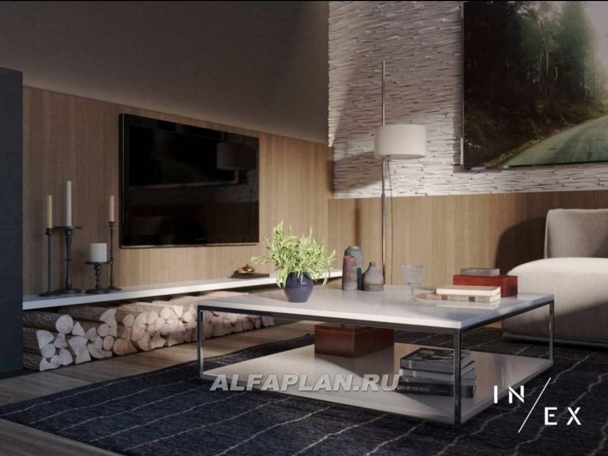 "ВИНЬОН" 570А - одноэтажный дом с большой террасой