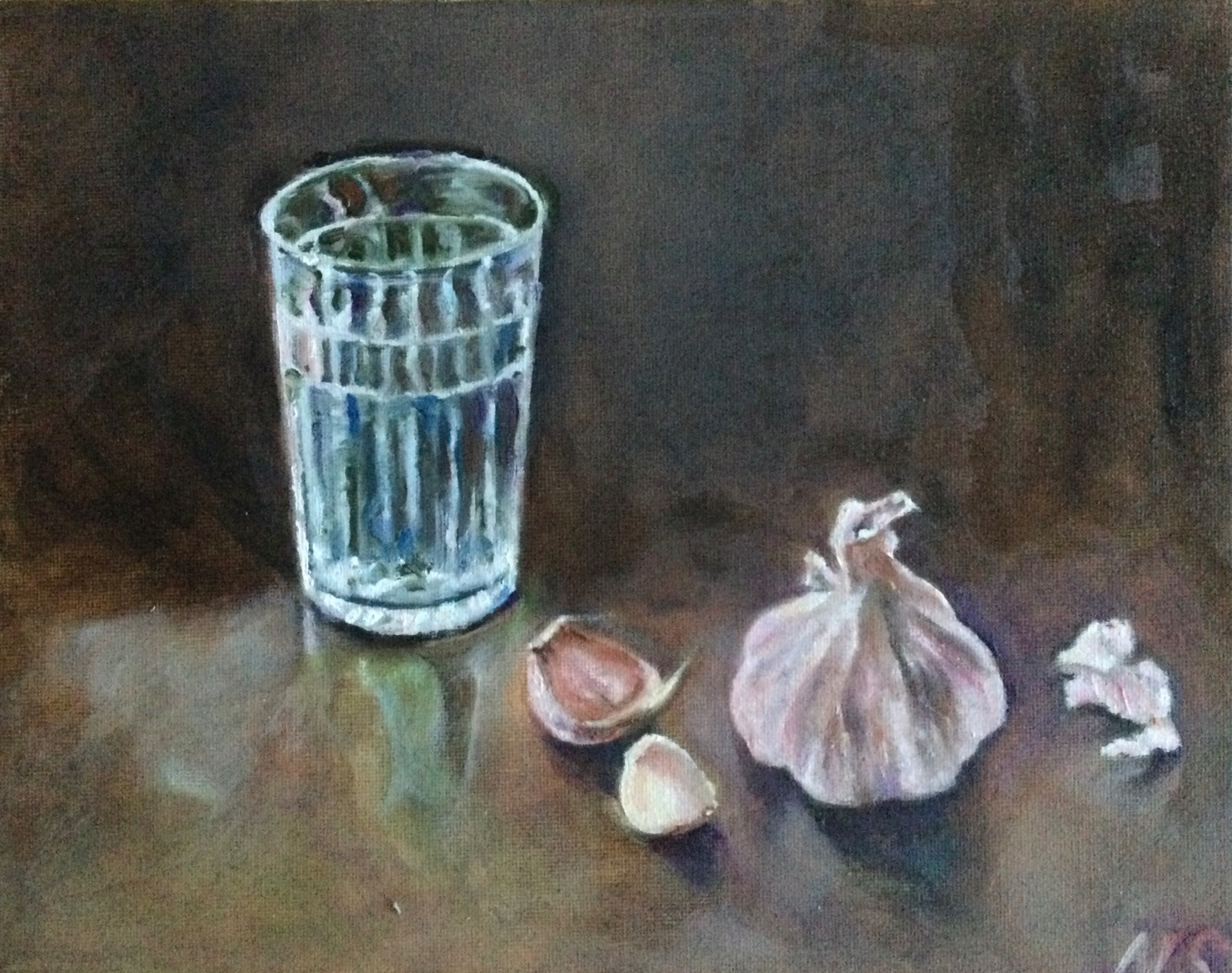 Still life with a glass