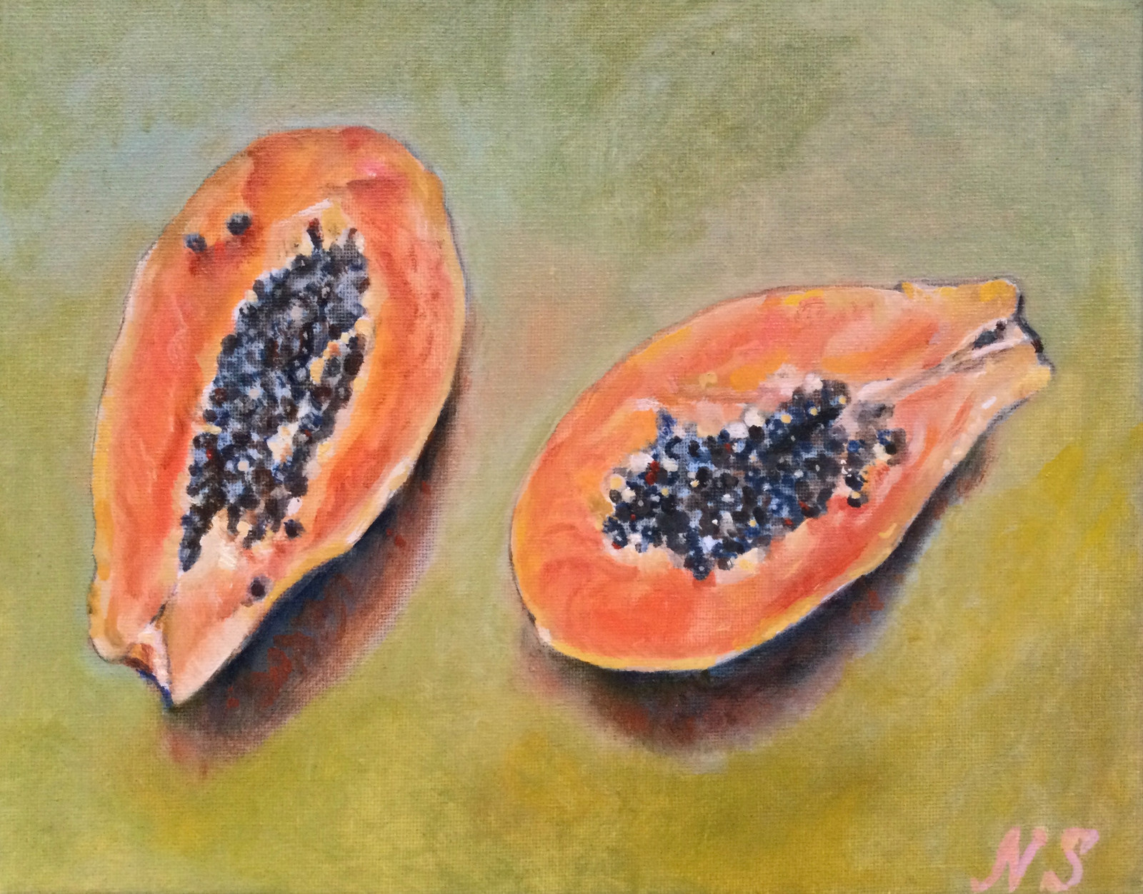 Stil Life with Papaya