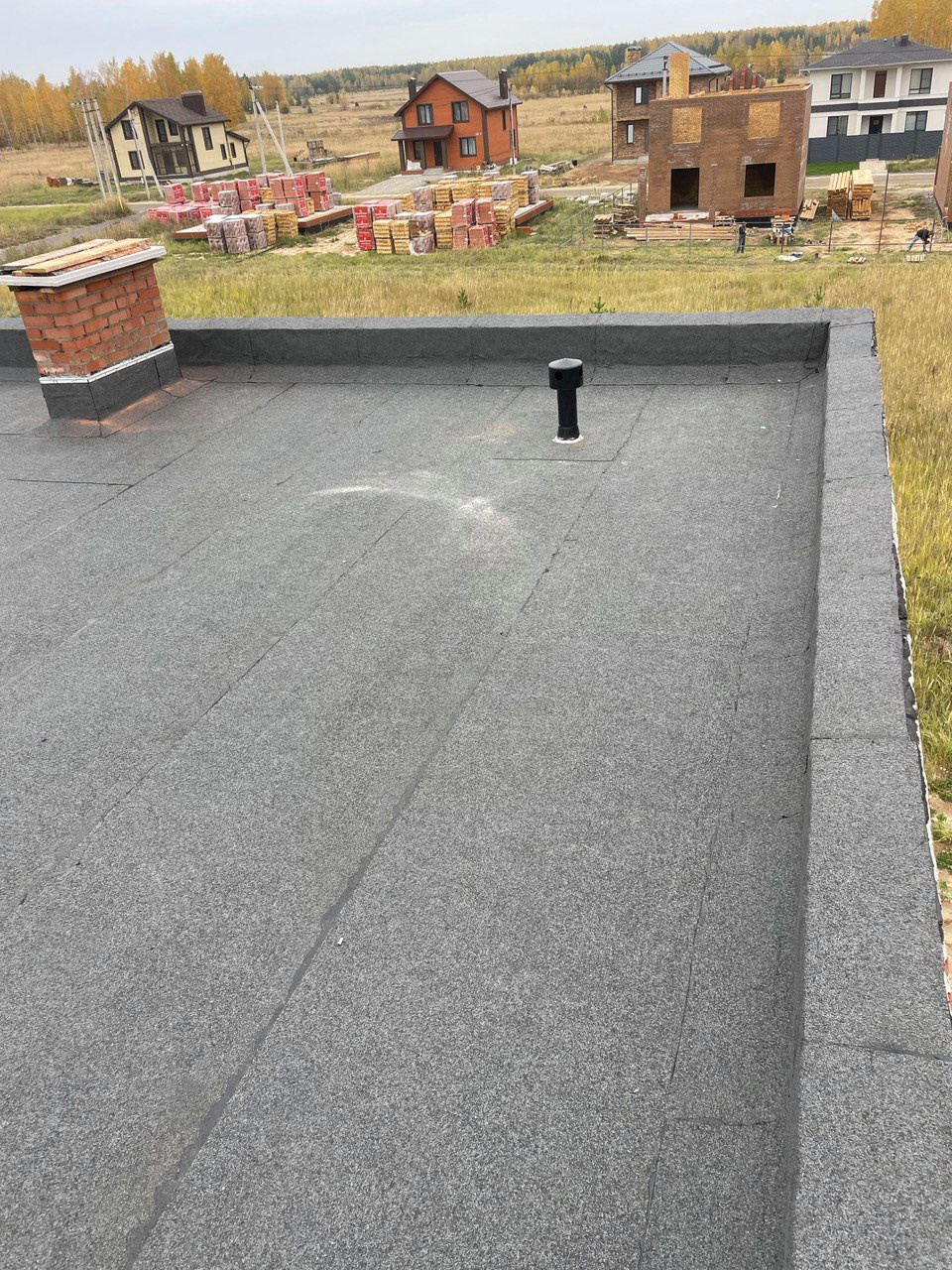 Плоская кровля для частного дома (Ковалинская усадьба)