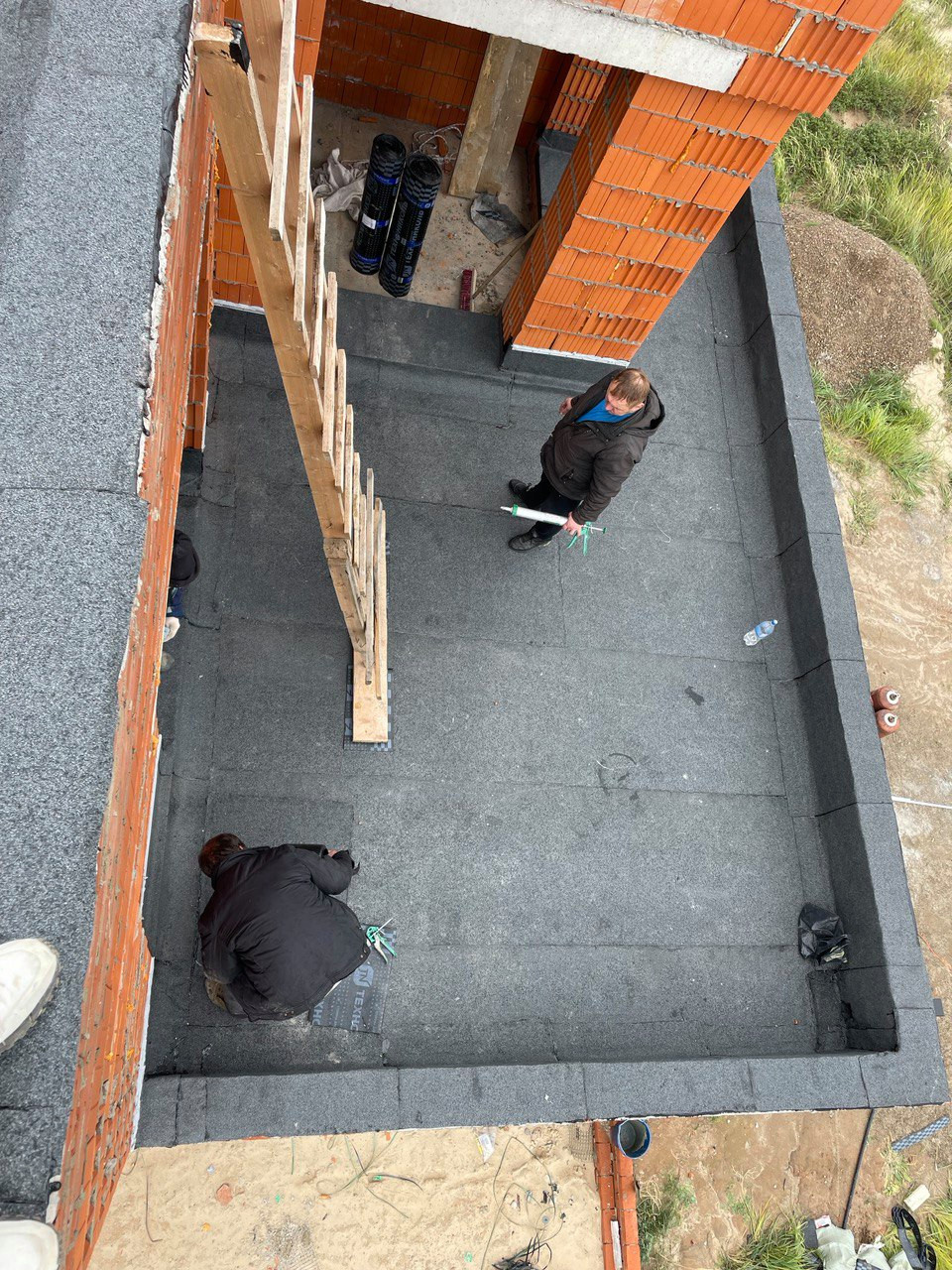 Плоская кровля для частного дома (Ковалинская усадьба)