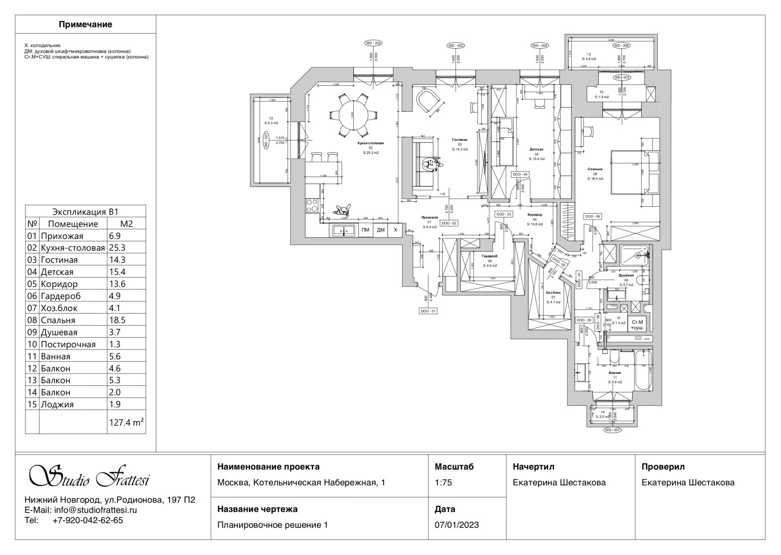 3к-квартира Москва, Котельнеческая,1
