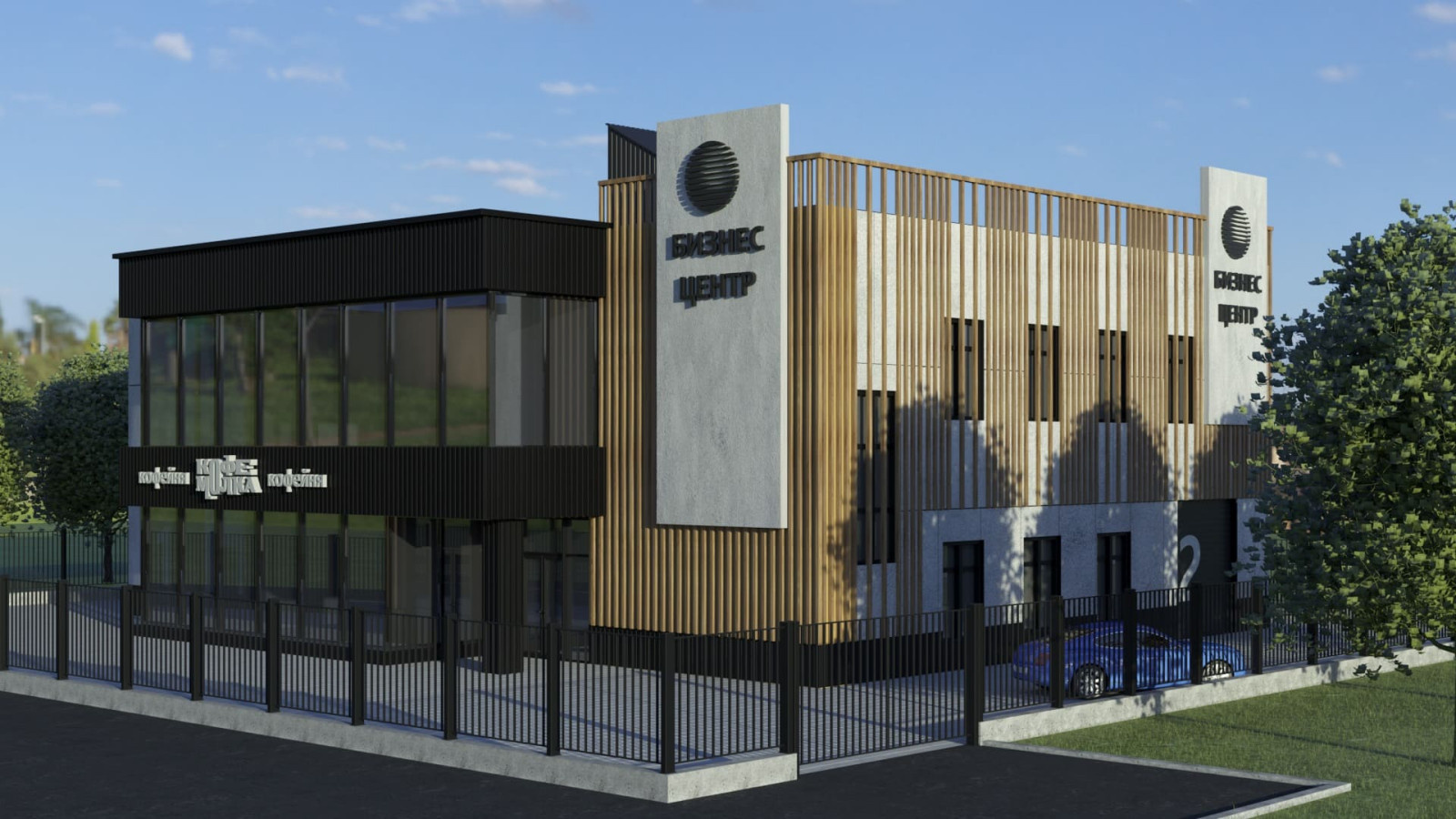 Дизайн фасадной части здания в г.Орёл