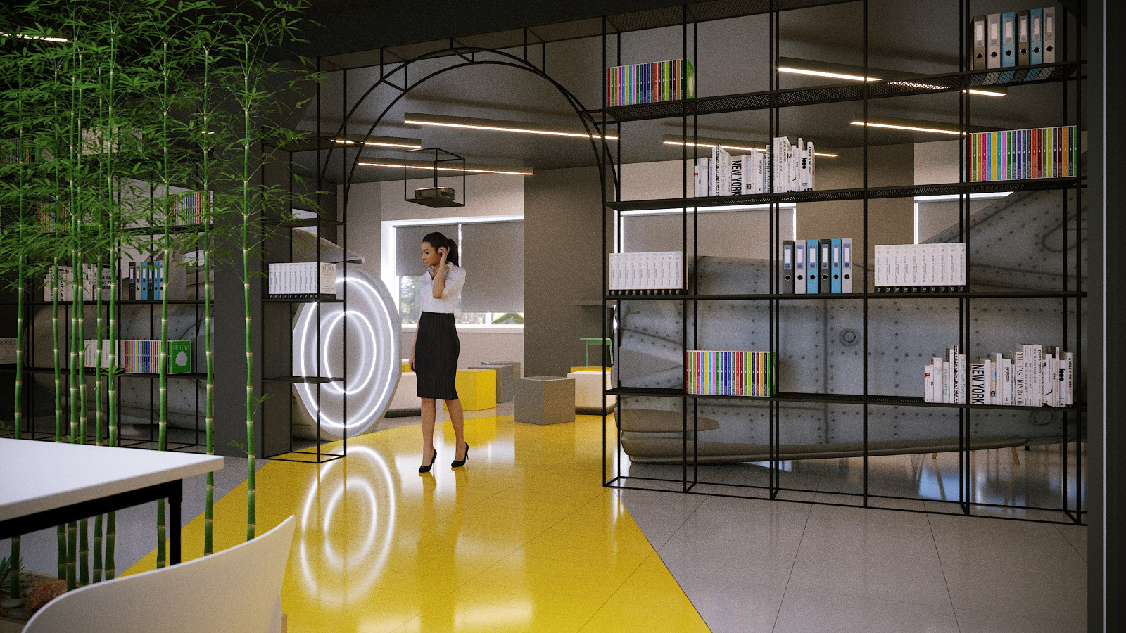 Проект интерьера Центр опережающей  профессиональной подготовки г.Воронеж