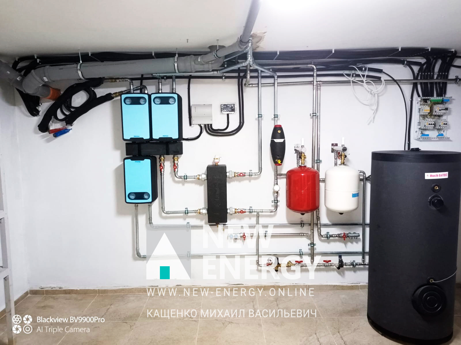 Система для подогрева воды в бассейне на базе теплового насоса