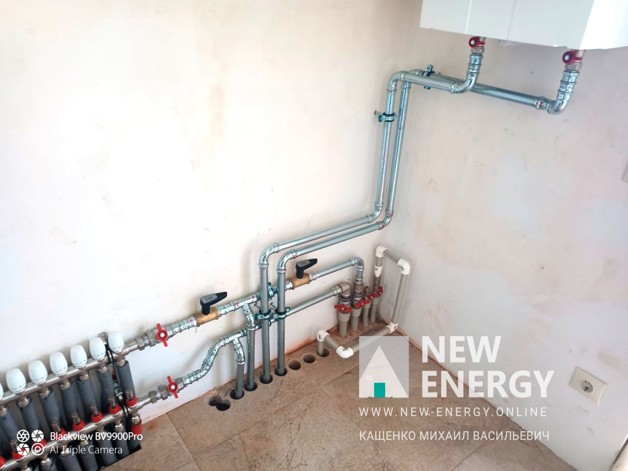 Система для подогрева воды в бассейне на базе теплового насоса