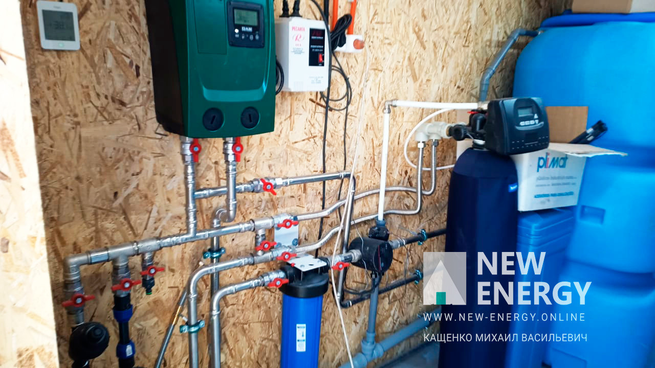 Обложка проекта: Система для подогрева воды в бассейне на базе теплового насоса