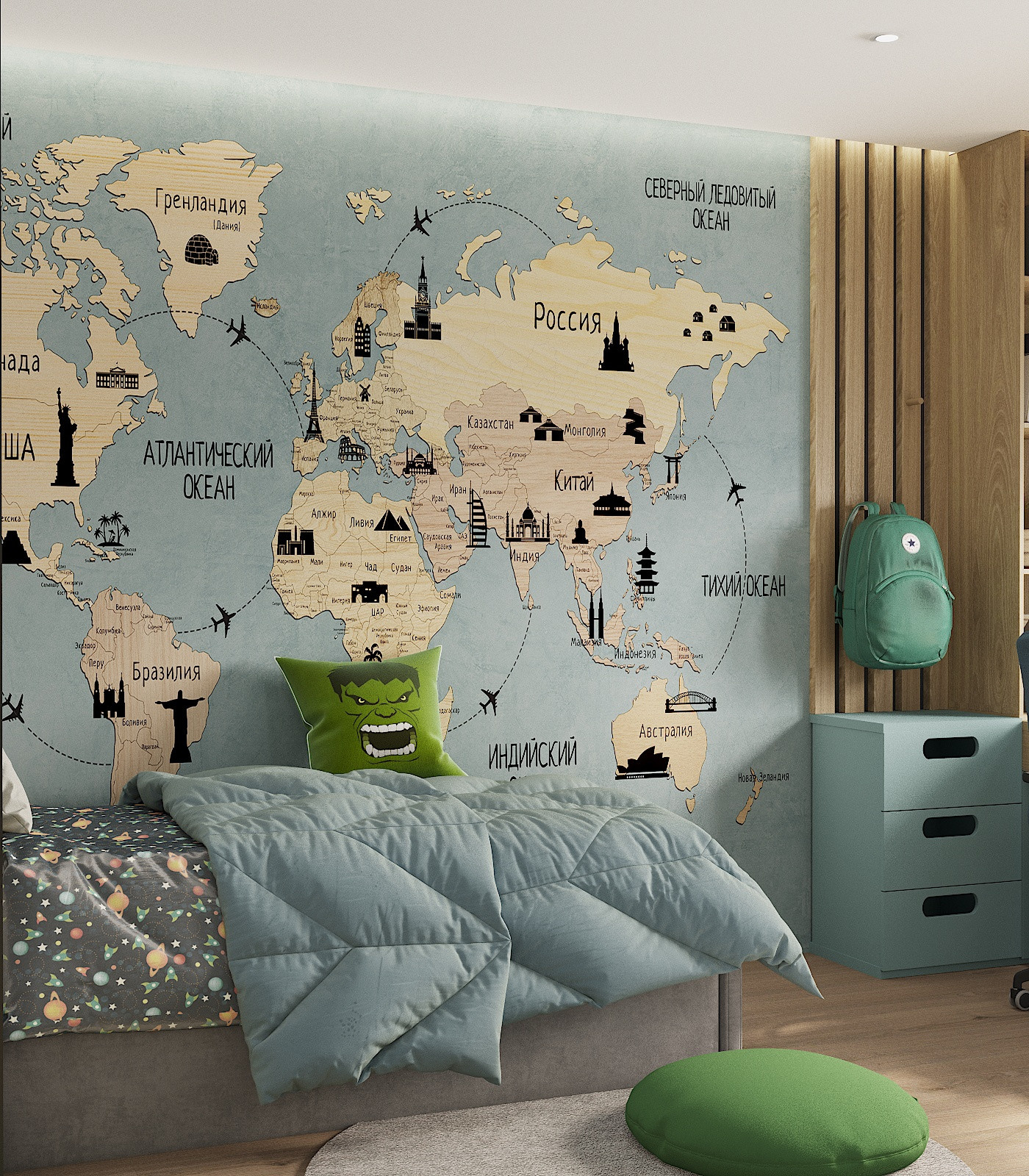 Дизайн-проект дома, площадью 110 м2 в г. Новосибирск. Кольцово