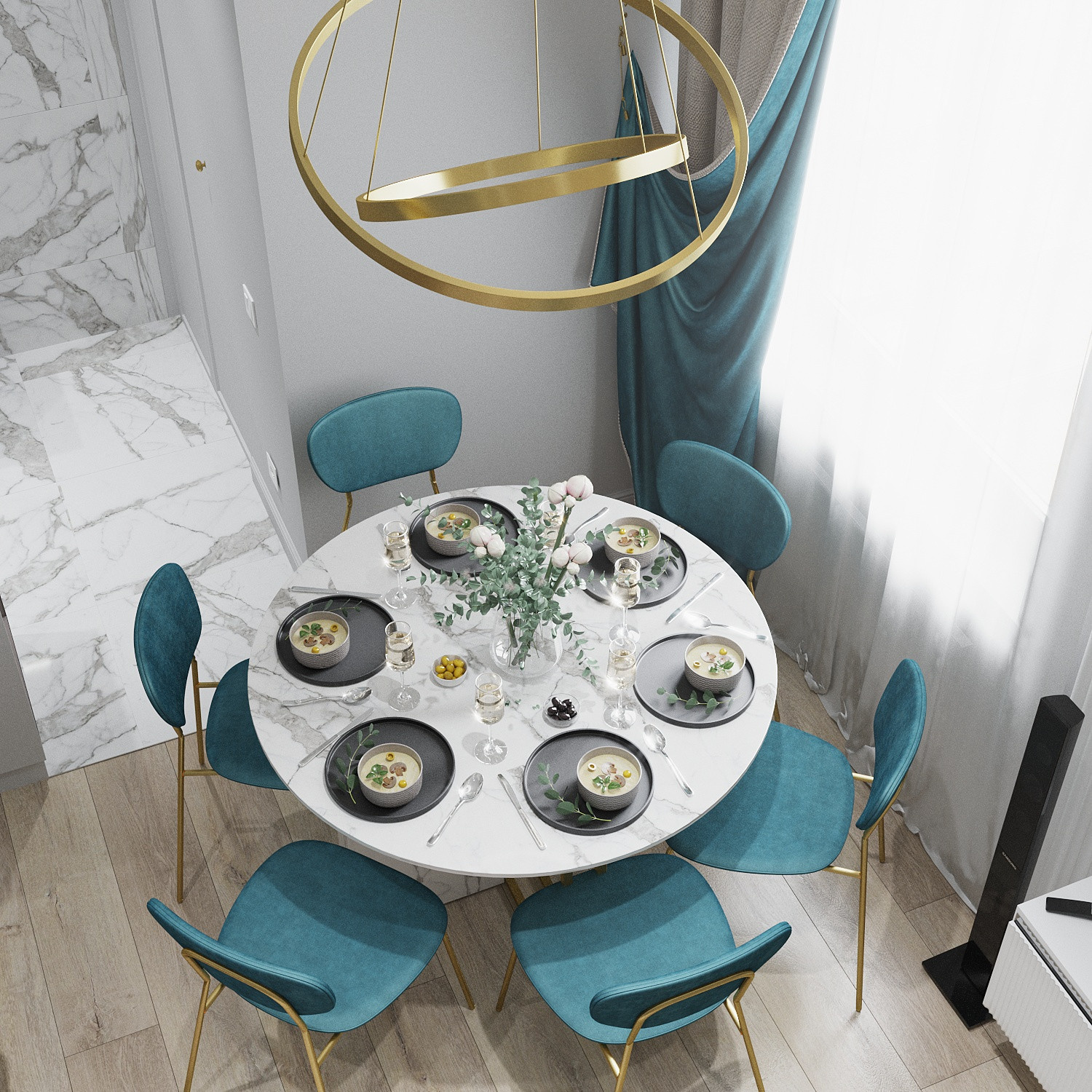 Дизайн-проект квартиры, площадью 72,87 м2