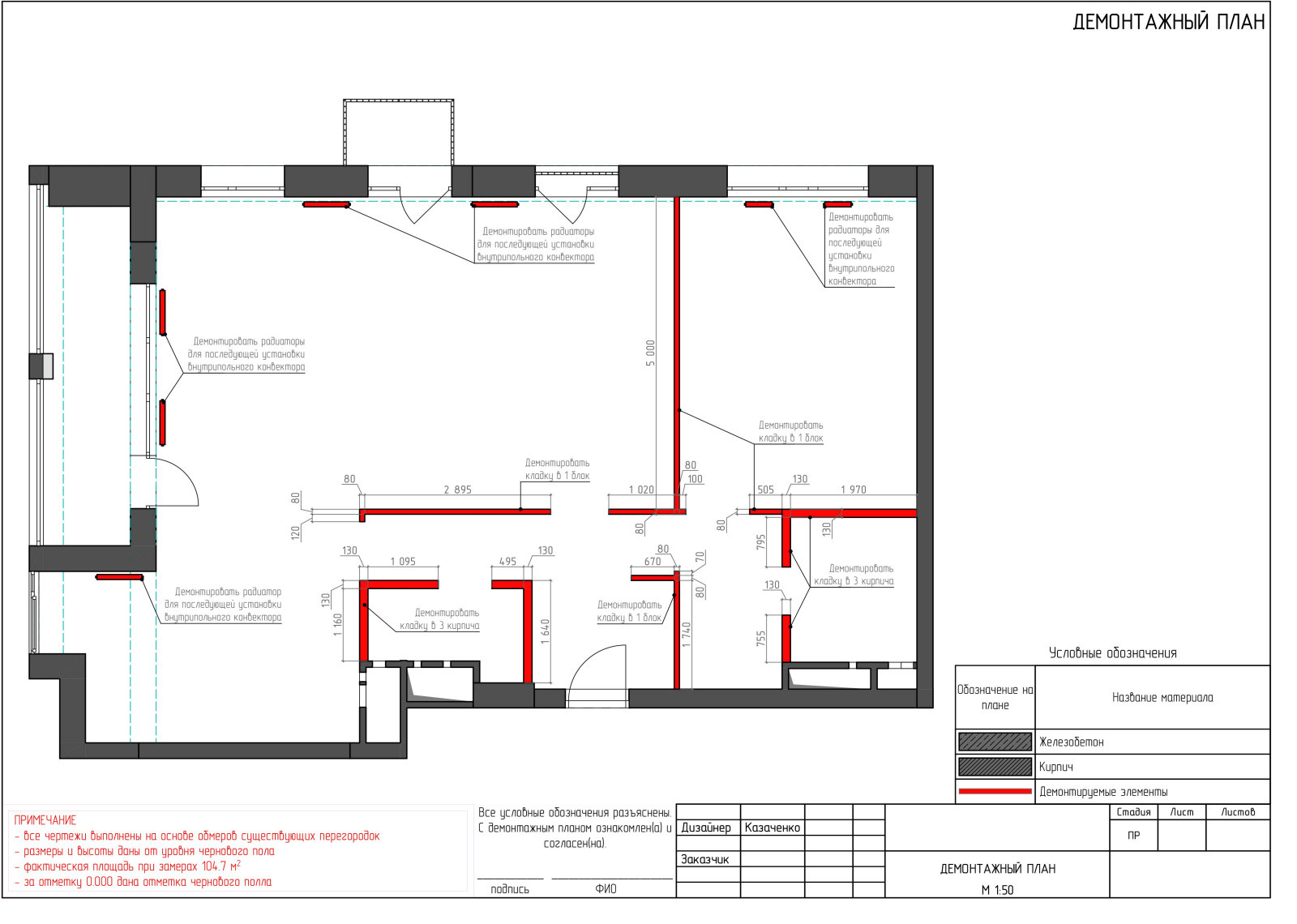 Пример чертежей