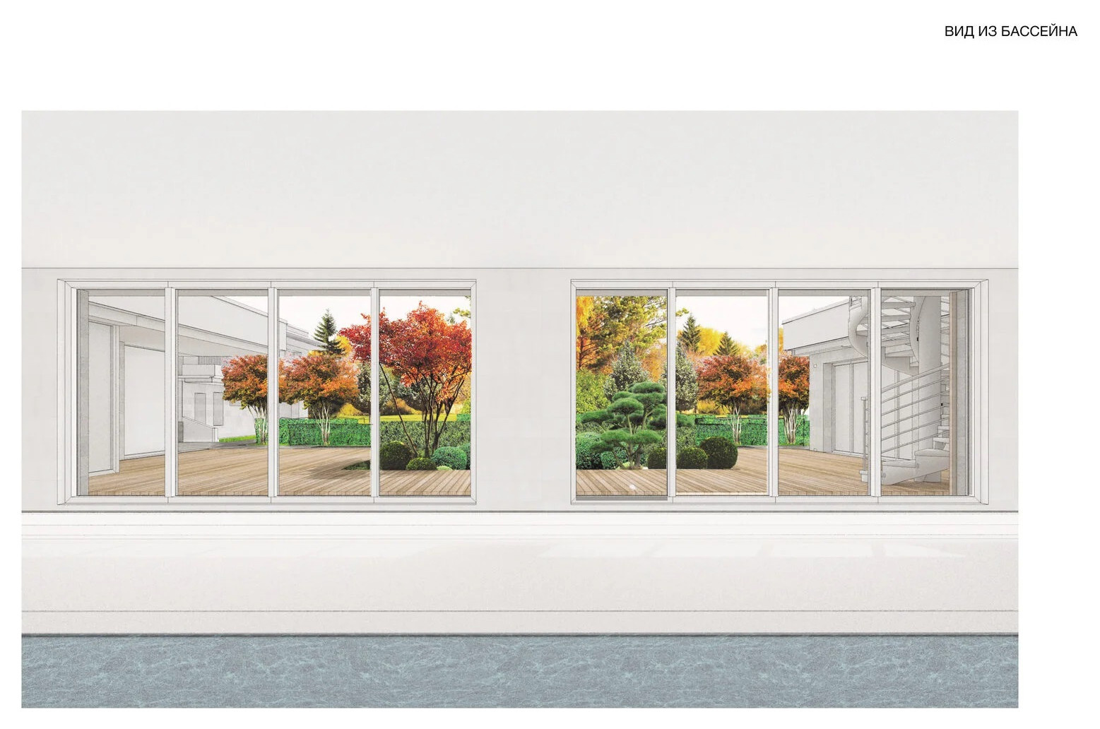 Ландшафтная концепция. Подмосковье. 2021