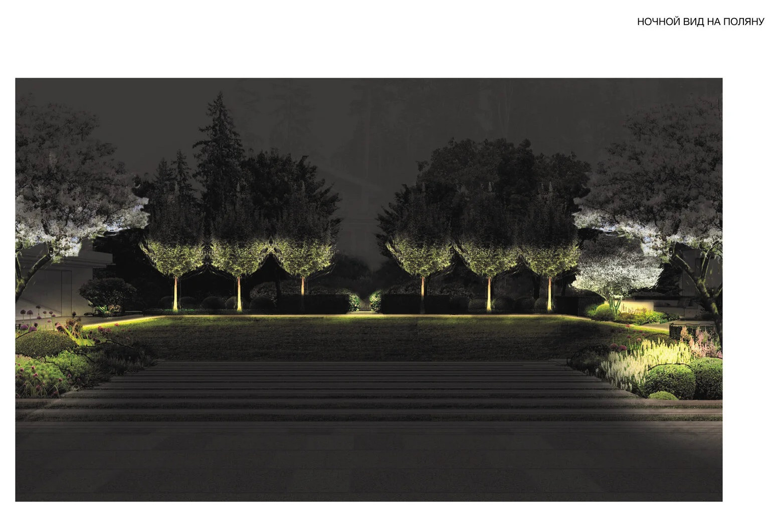 Ландшафтная концепция. Подмосковье. 2021