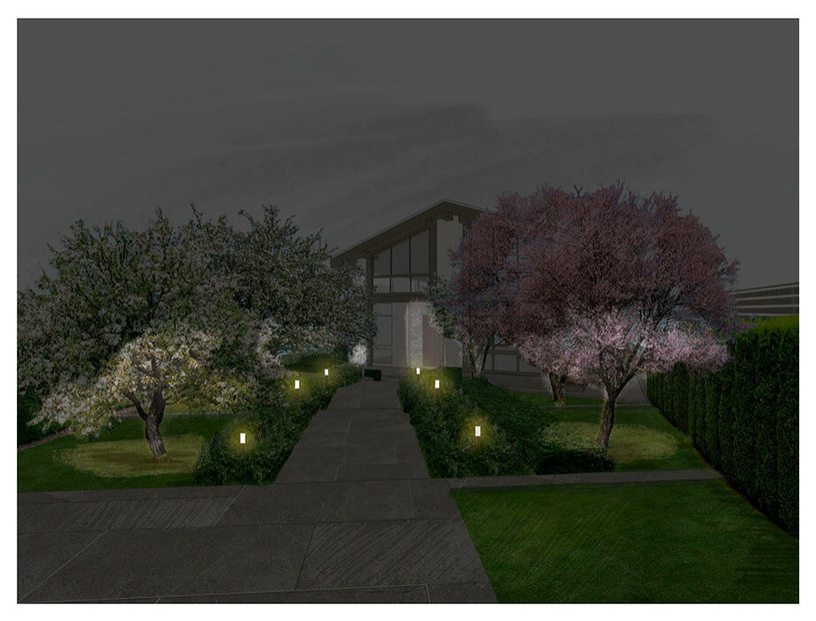 Ландшафтная концепция частного сада. Немчиновка