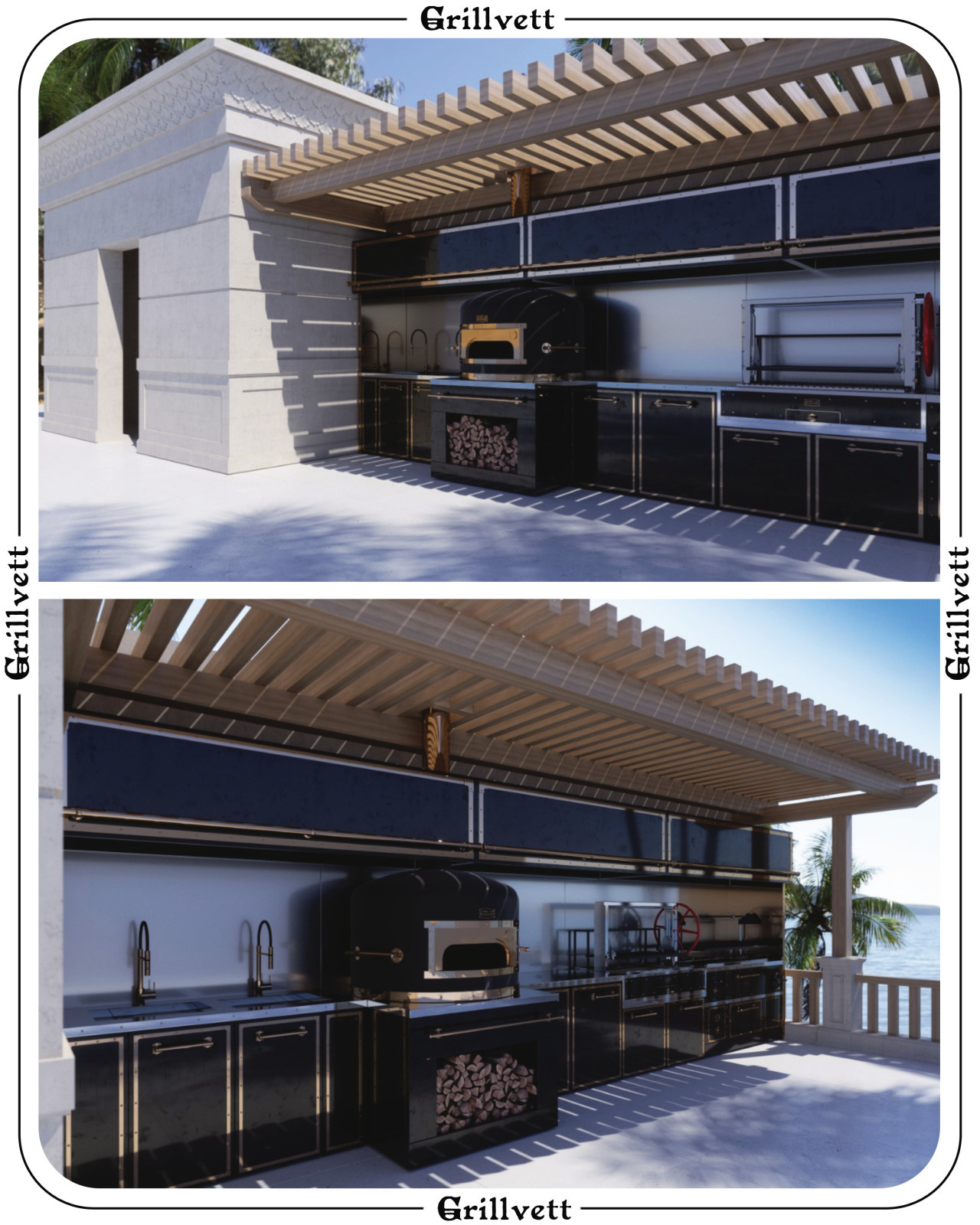 Катар. Открытая кухня на берегу Персидского залива.