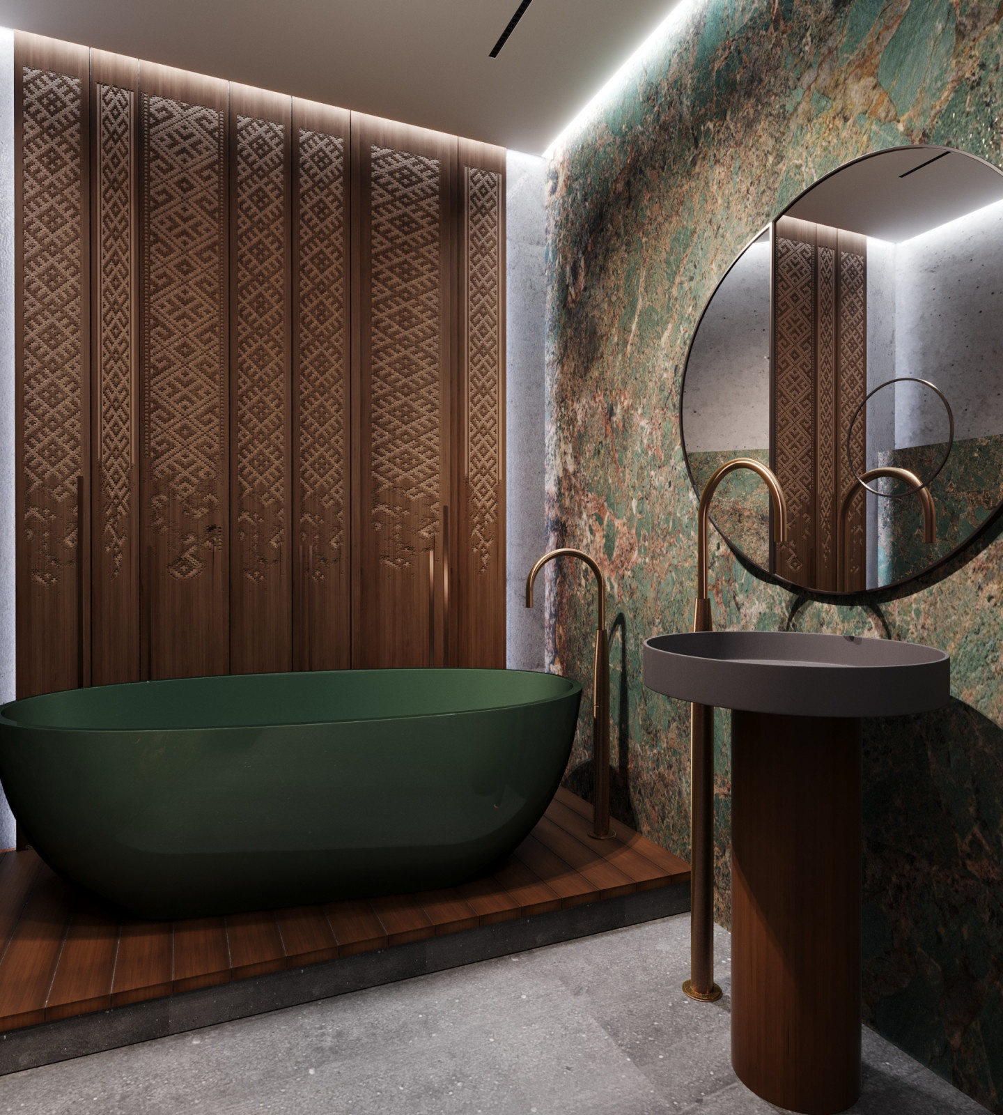 Квартира с этническим декором, 100 м2