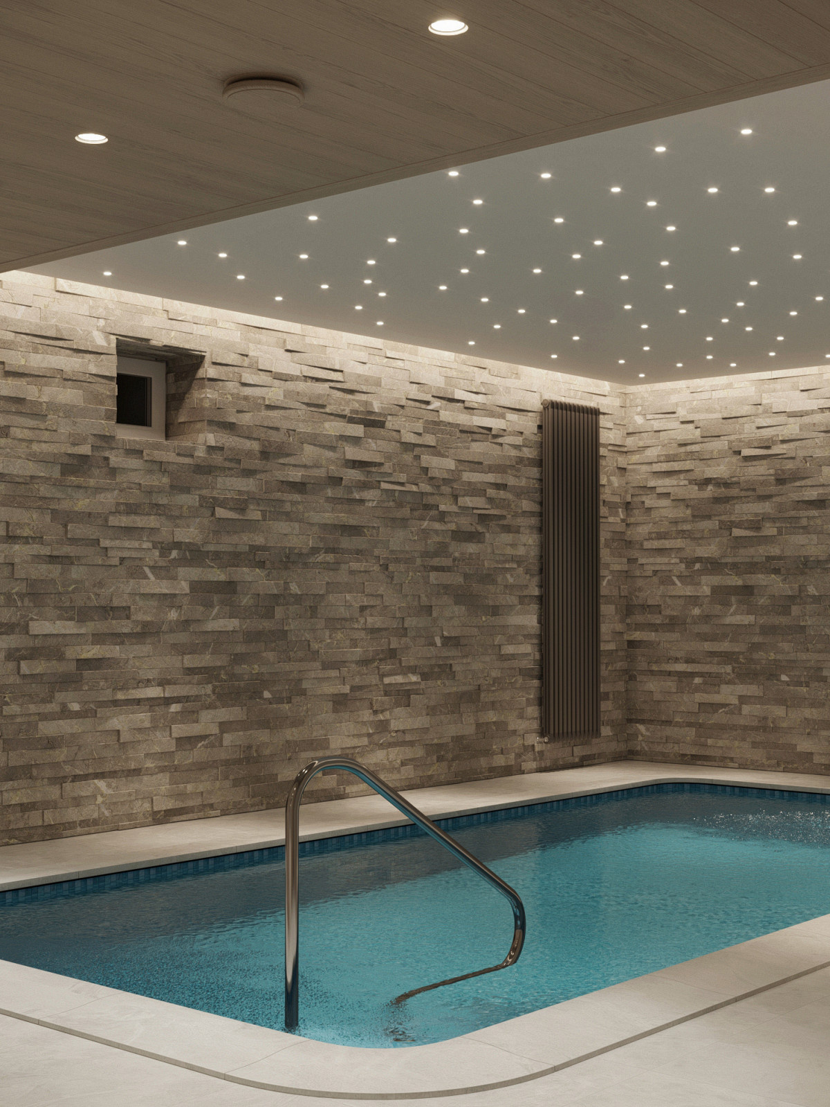 Зона отдыха с бассейном и сауной