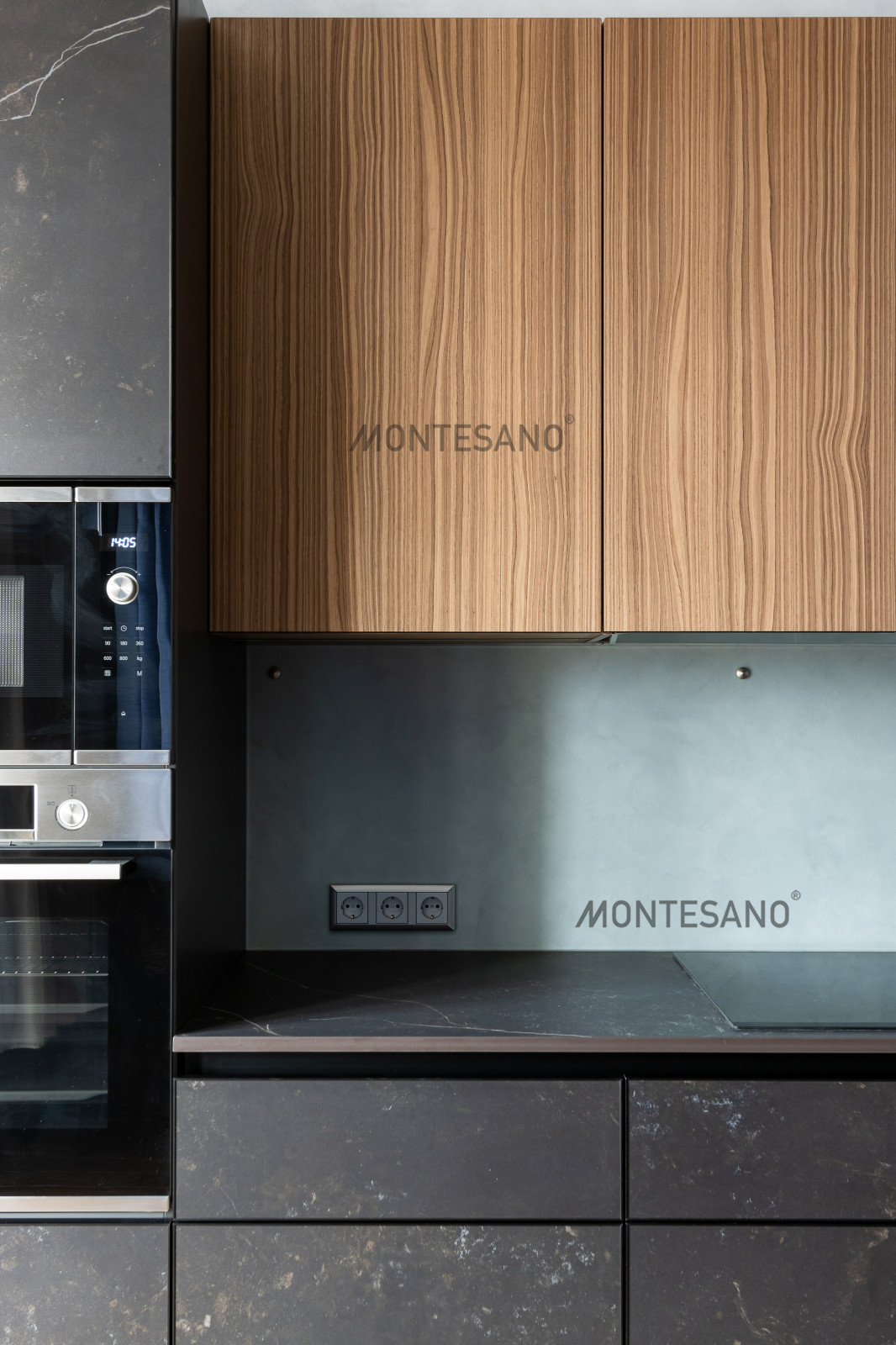 Кухня из керамики  - керамические фасады Dekton