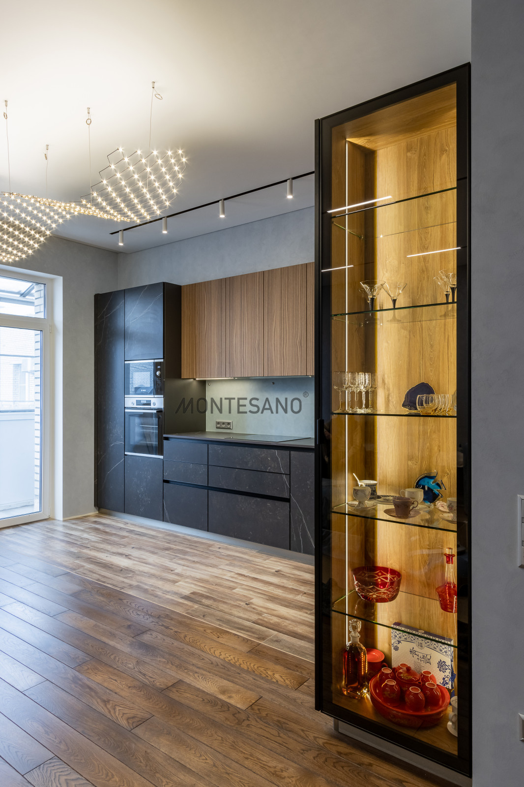 Кухня из керамики  - керамические фасады Dekton