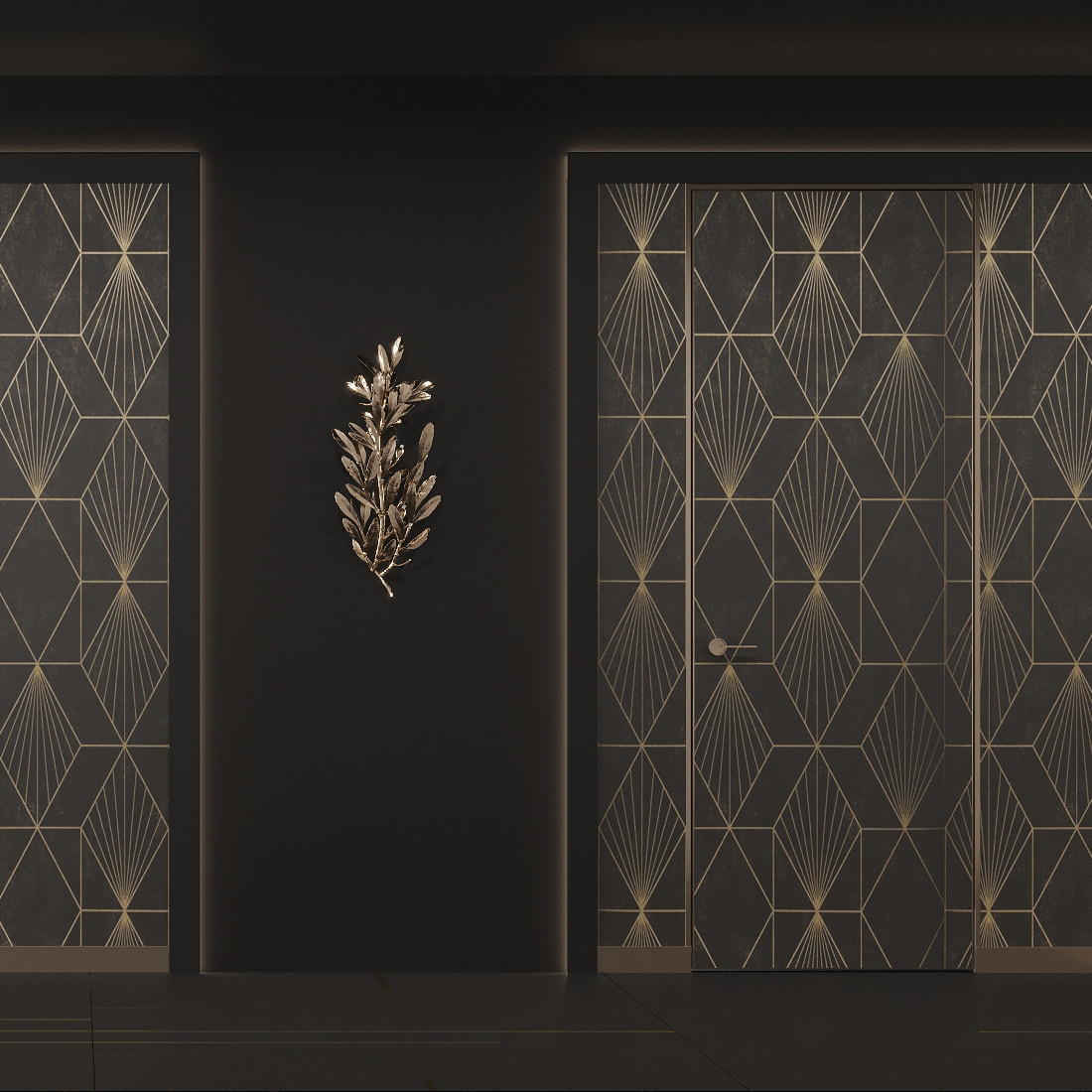 Пирит прихожая и холл