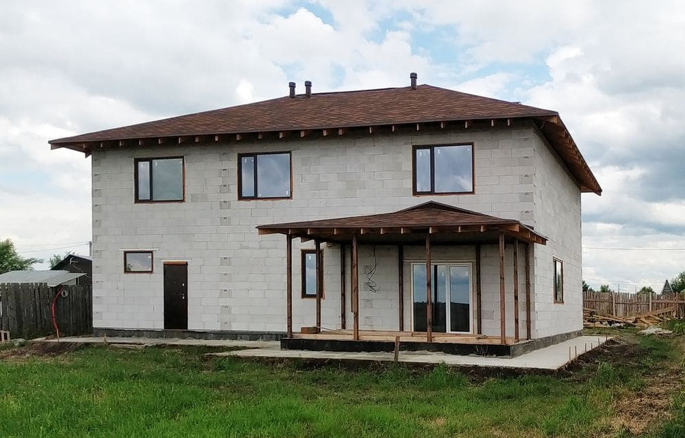 Дом из газобетона "Семья 330"