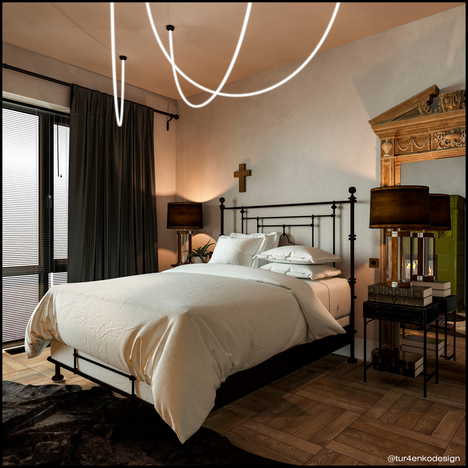 Эклектичный дизайн квартиры 100 м2 в ЖК "Павелецкая сити"