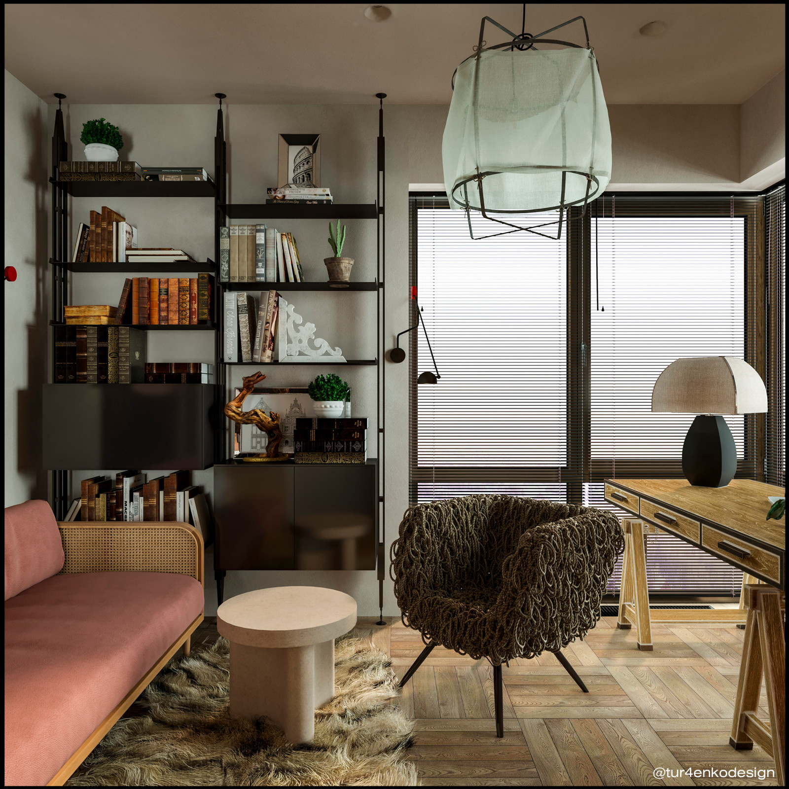 Эклектичный дизайн квартиры 100 м2 в ЖК "Павелецкая сити"