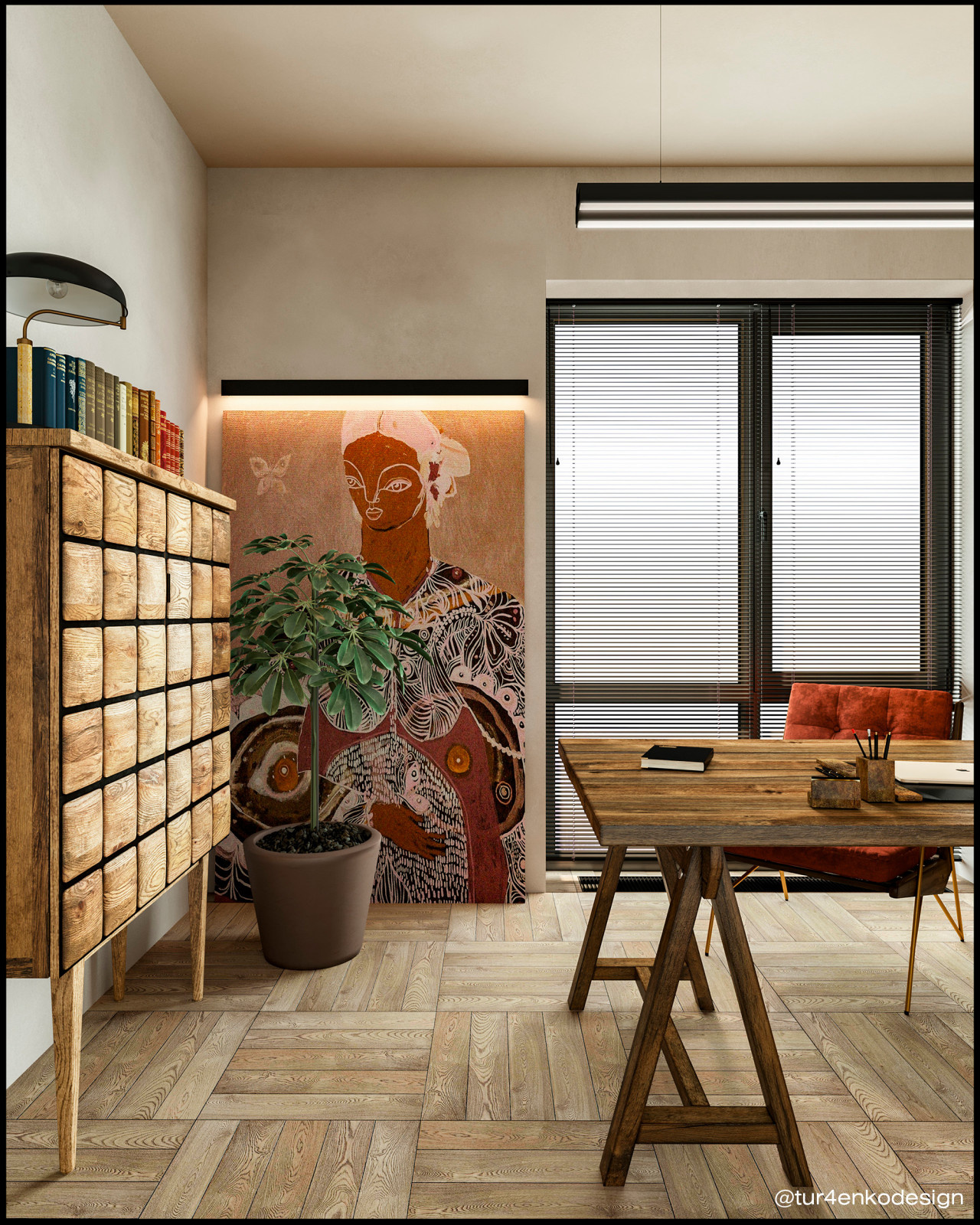 Эклектичный дизайн квартиры 100 м2 в ЖК "Павелецкая сити"