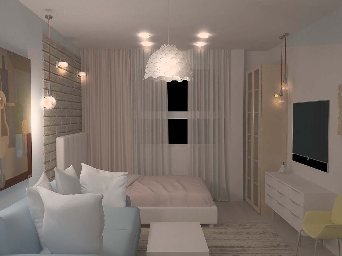 Однокомнатная квартира в г.Спутник.