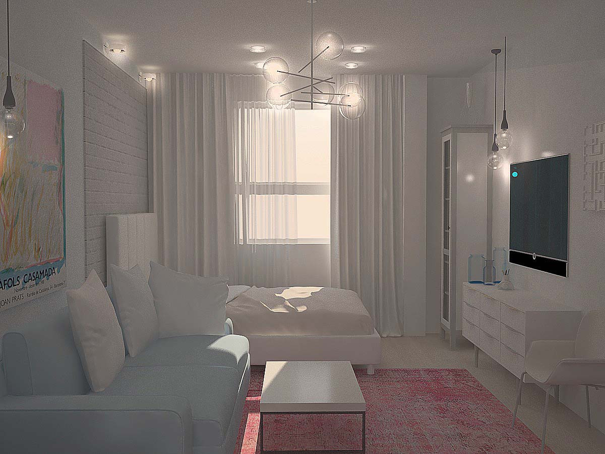 Однокомнатная квартира в г.Спутник.