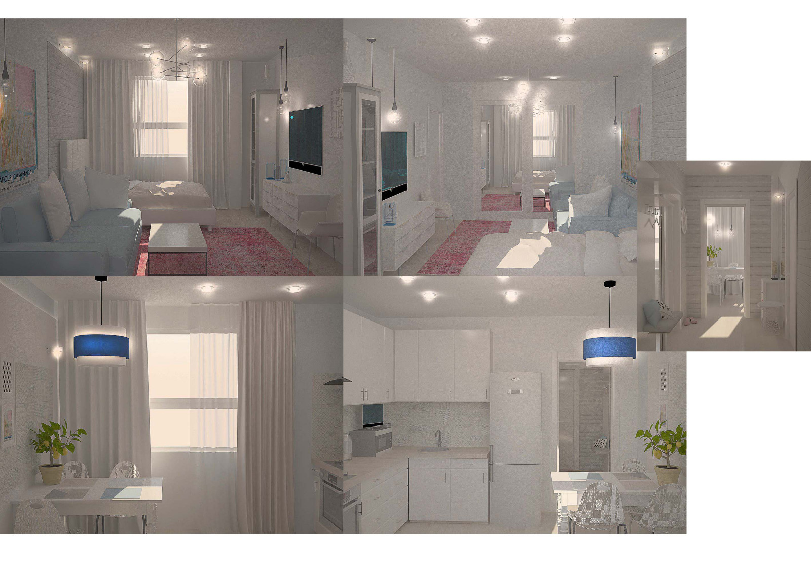 Однокомнатная квартира в г.Спутник.