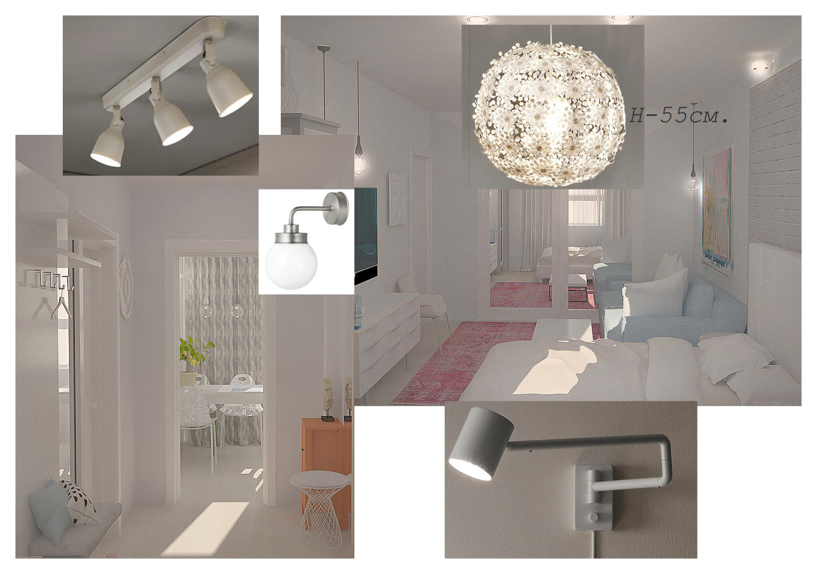 Однокомнатная квартира в г.Спутник.