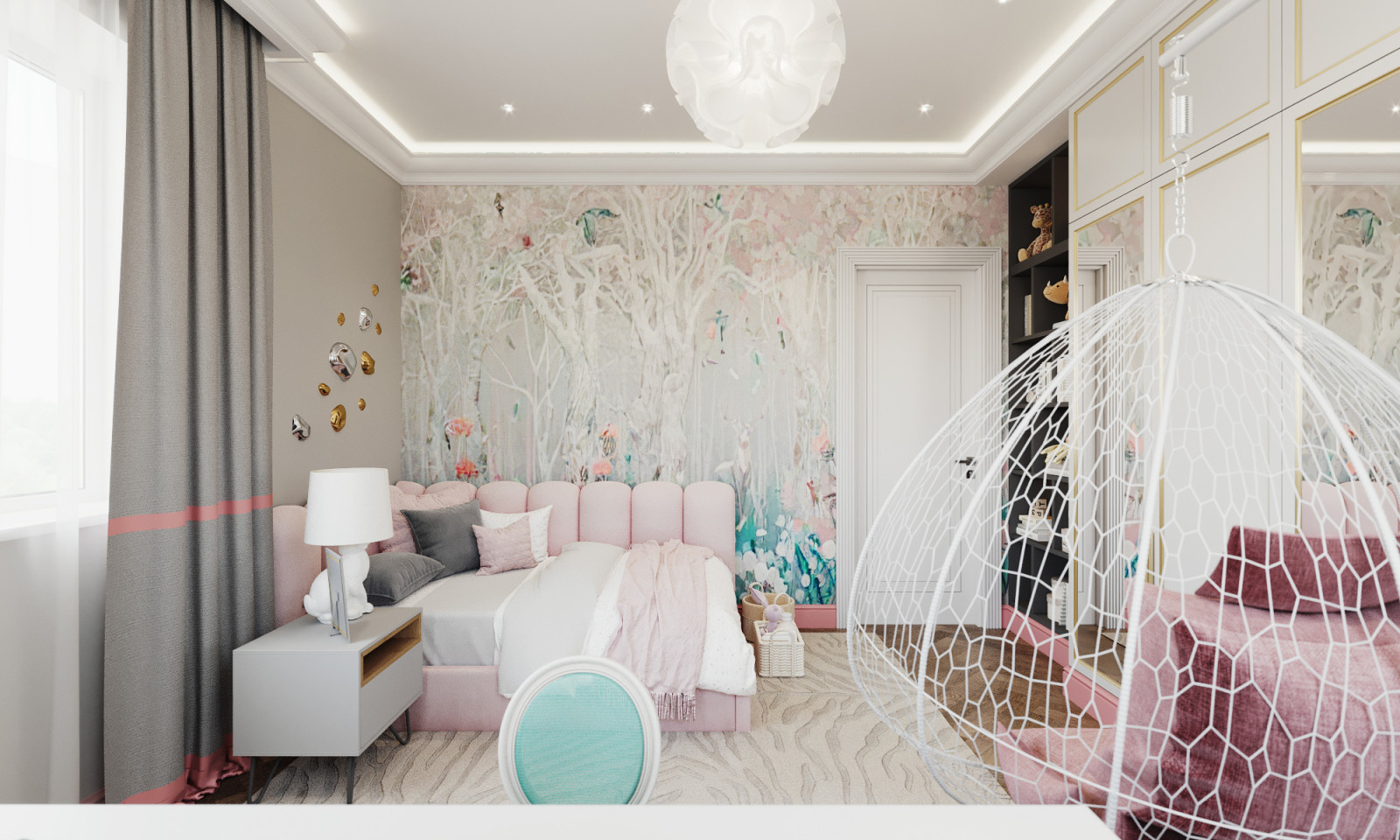 Интерьер загородного дома 280 кв.м КП Вешки