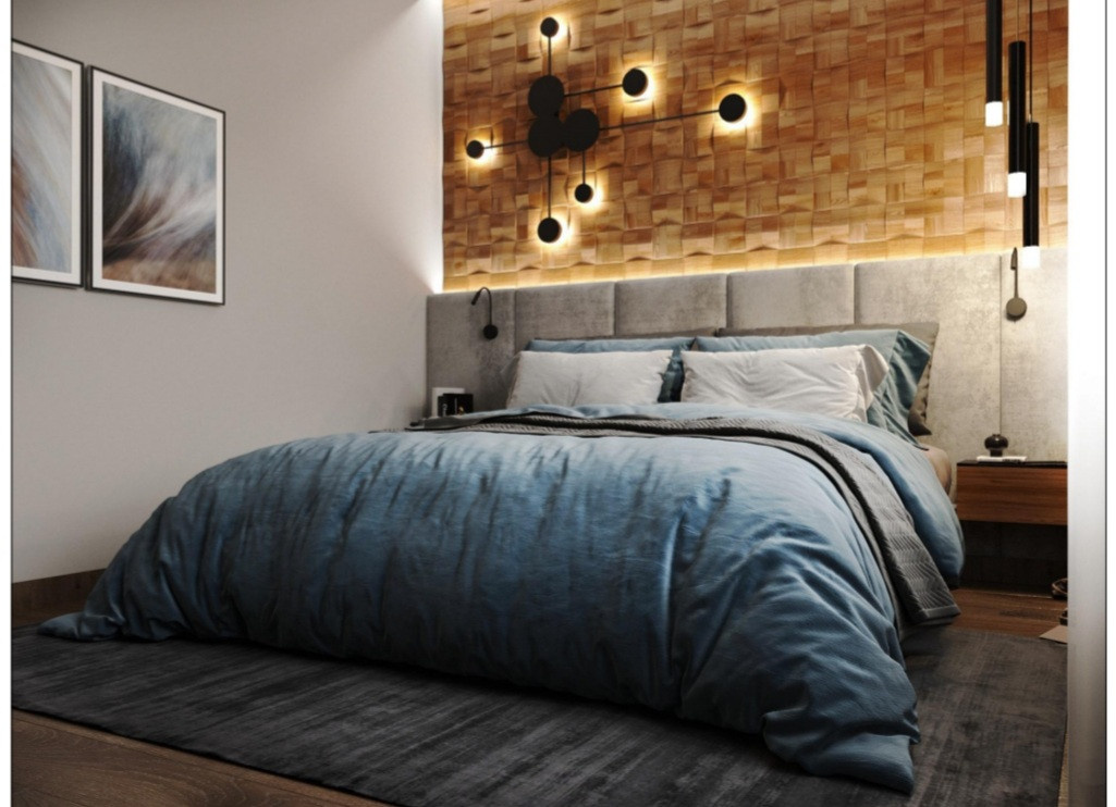 Спальня для молодой семьи.