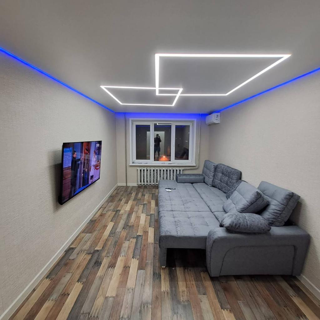 Монтаж натяжных потолков