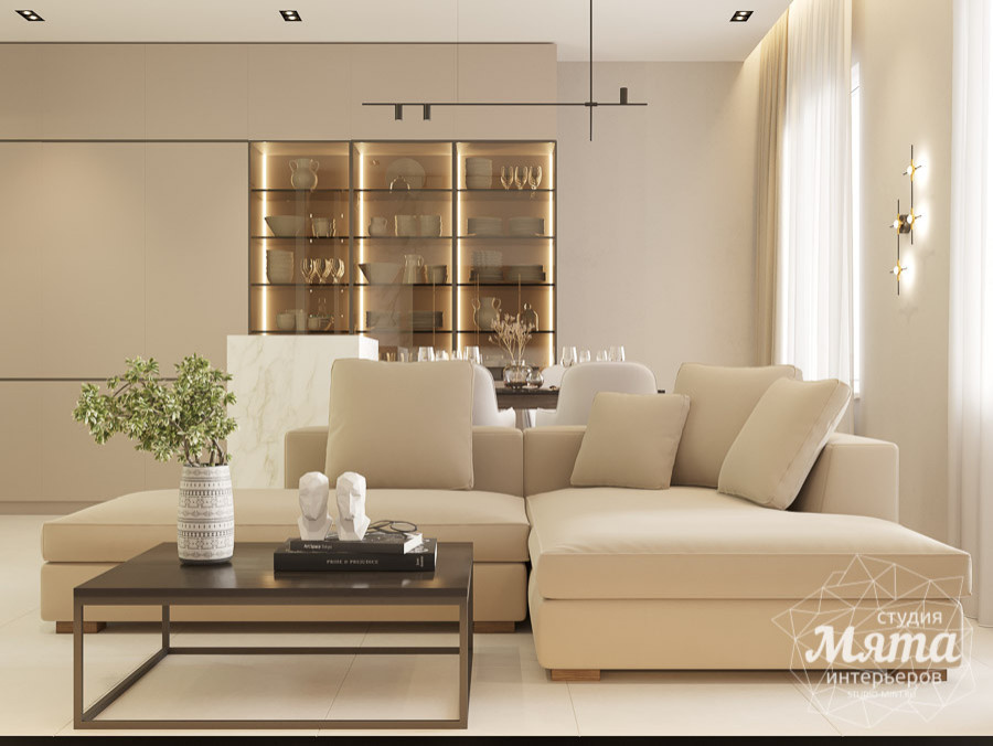 Дизайн интерьера однокомнатной квартиры в Санкт-Петербурге