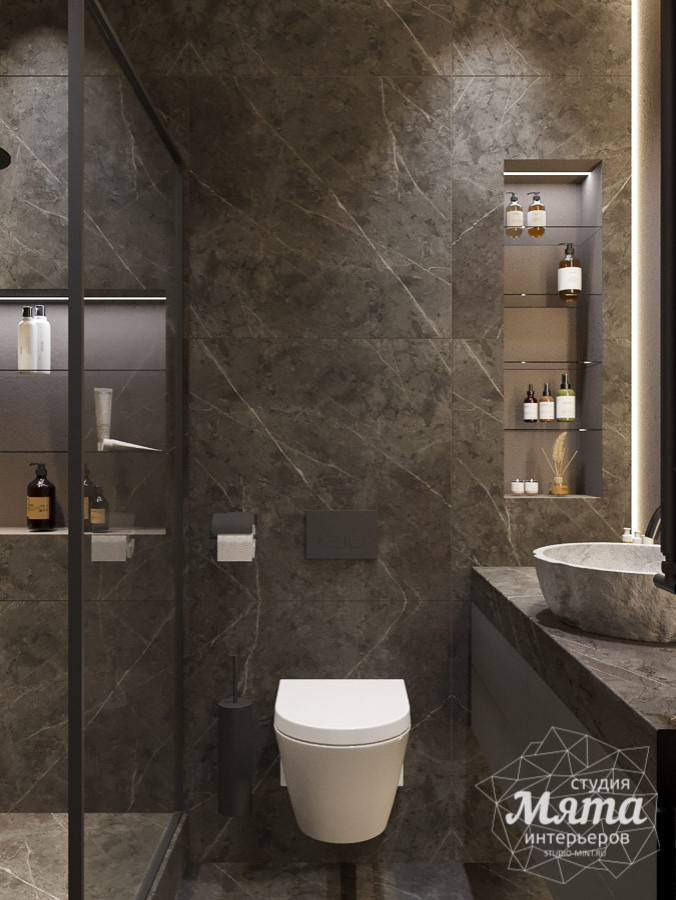 Дизайн интерьера однокомнатной квартиры в Санкт-Петербурге