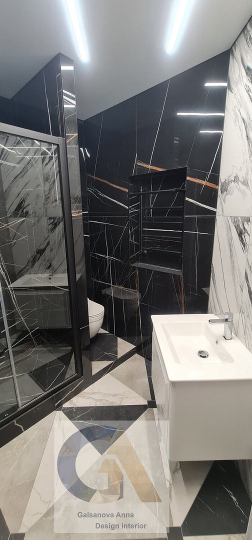 Квартира в контрастных цветах