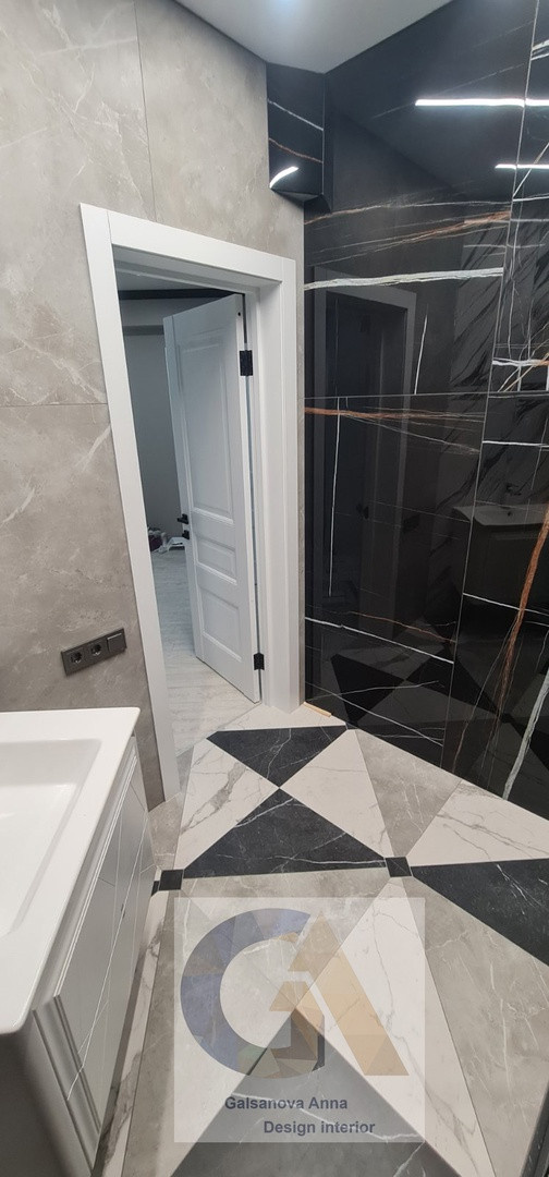 Квартира в контрастных цветах