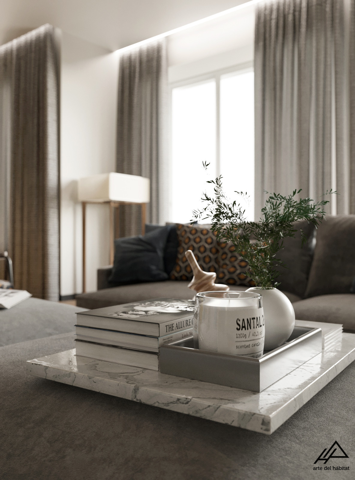 Dark modern interior in MSK