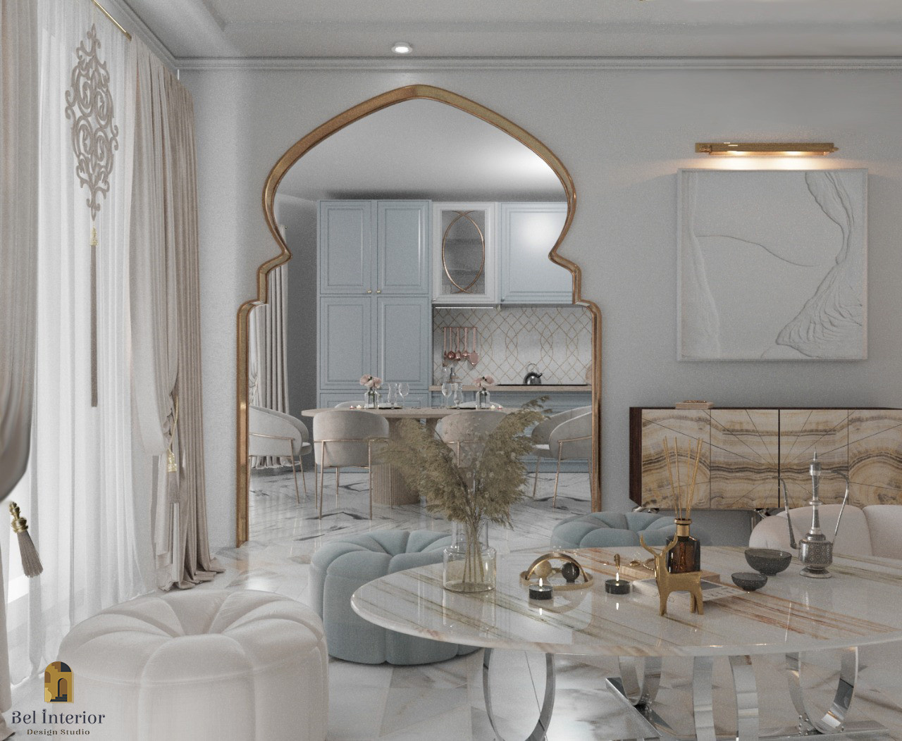 Апартаменты в современном арабском стиле