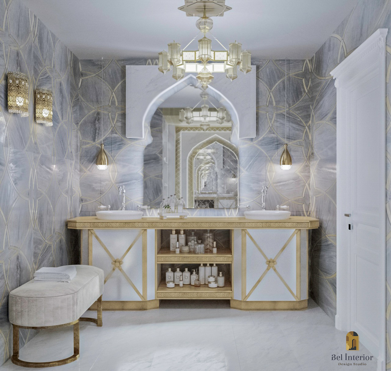 Апартаменты в современном арабском стиле