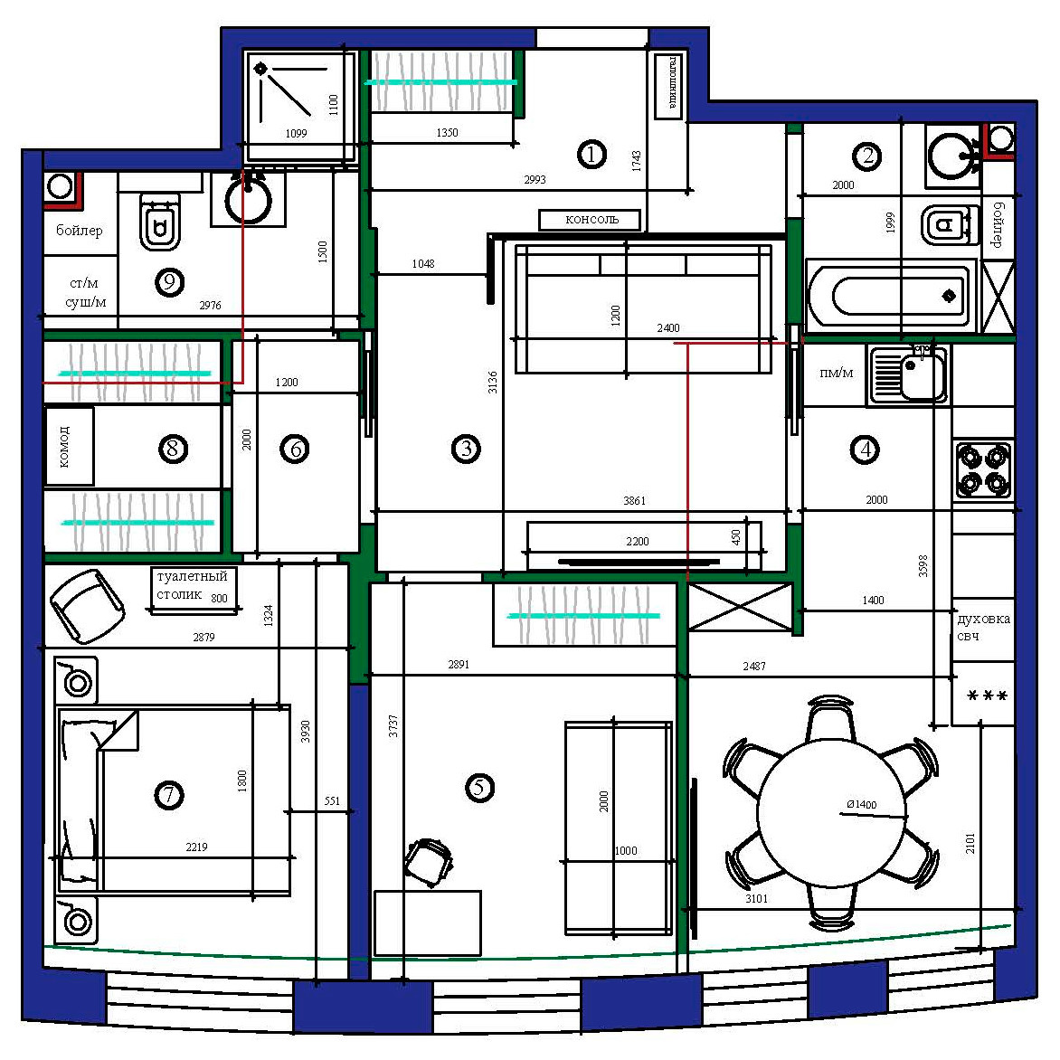 Квартира в ЖК Крылья в Москве