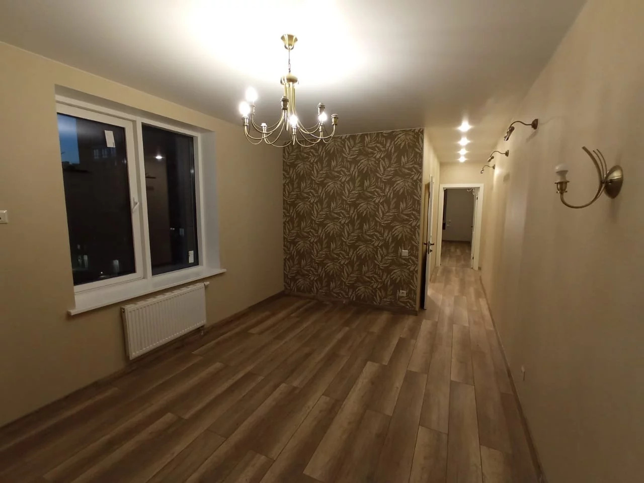 Ремонт квартиры в стиле Ретро, темные тона, 82 кв.м.