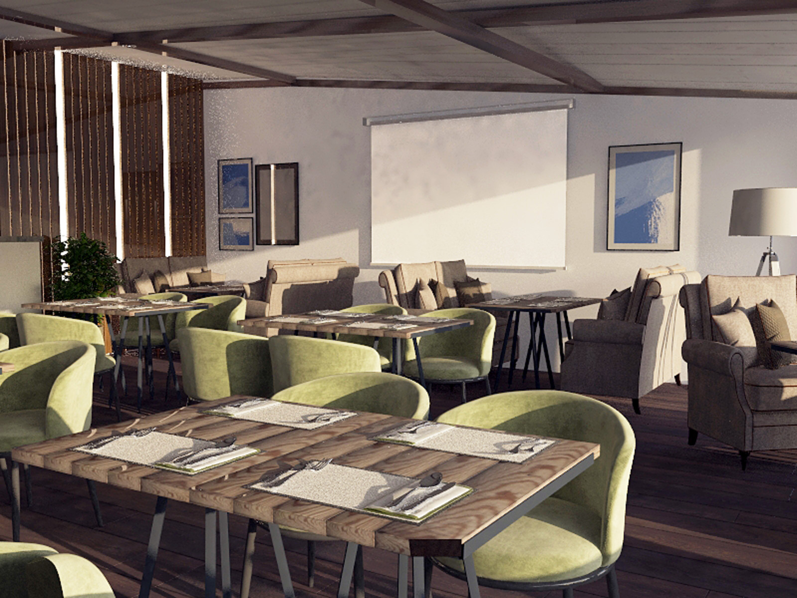 Дизайн проект для ресторана на ул. Пушкина